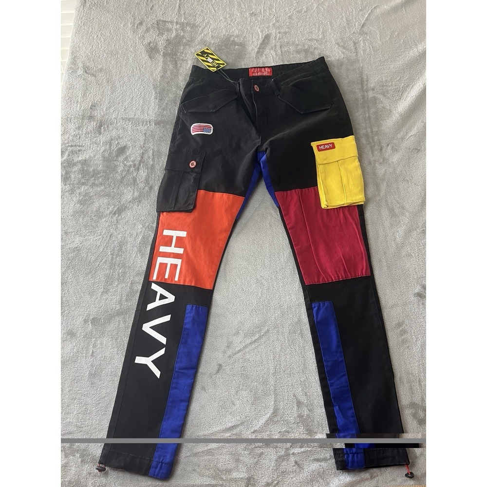 Heavy Manners Multicolor Patchwork Cargo Pants